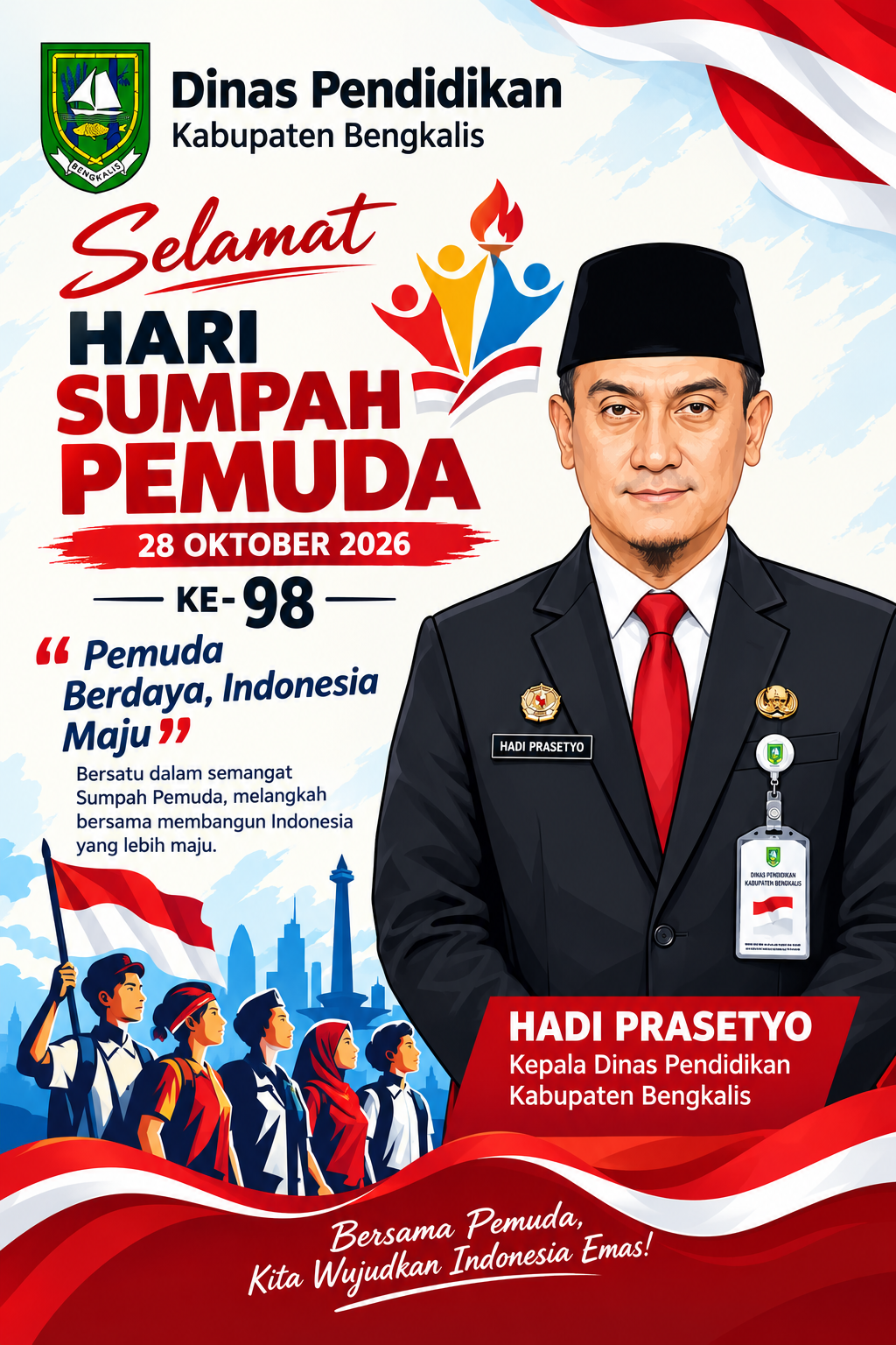 Sumpah Pemuda 2026 Disdik Bengkalis